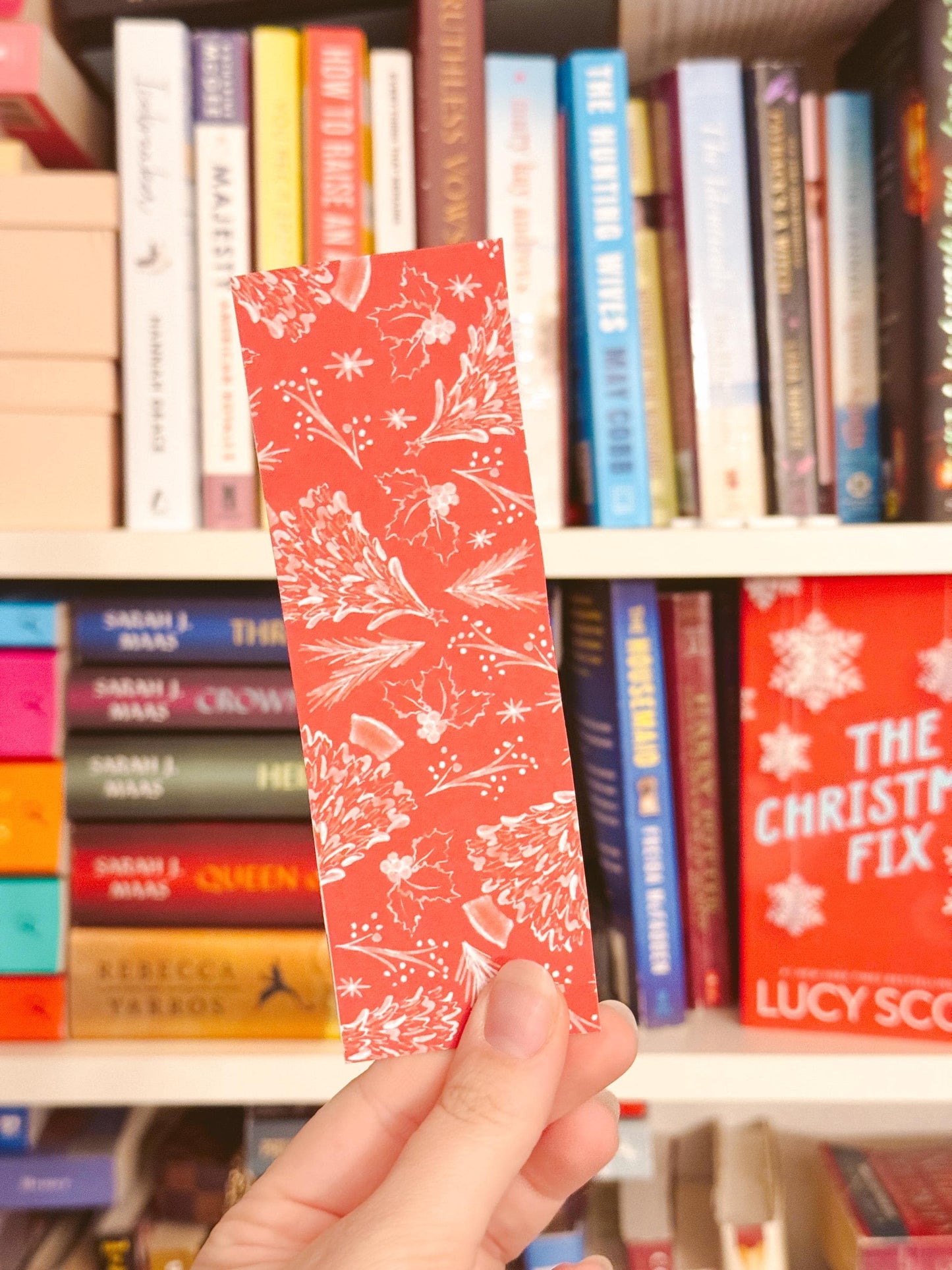Christmas Bookish Bookmark, Holiday Christmas Double Sided Bookmark, Holiday Book Exchange, Christmas Book Theme Gift Ideas