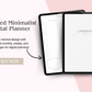 Undated Minimalist Digital Planner