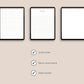 Neutral Undated Minimalist Digital Planner