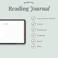 Digital Reading Journal Hyperlinked