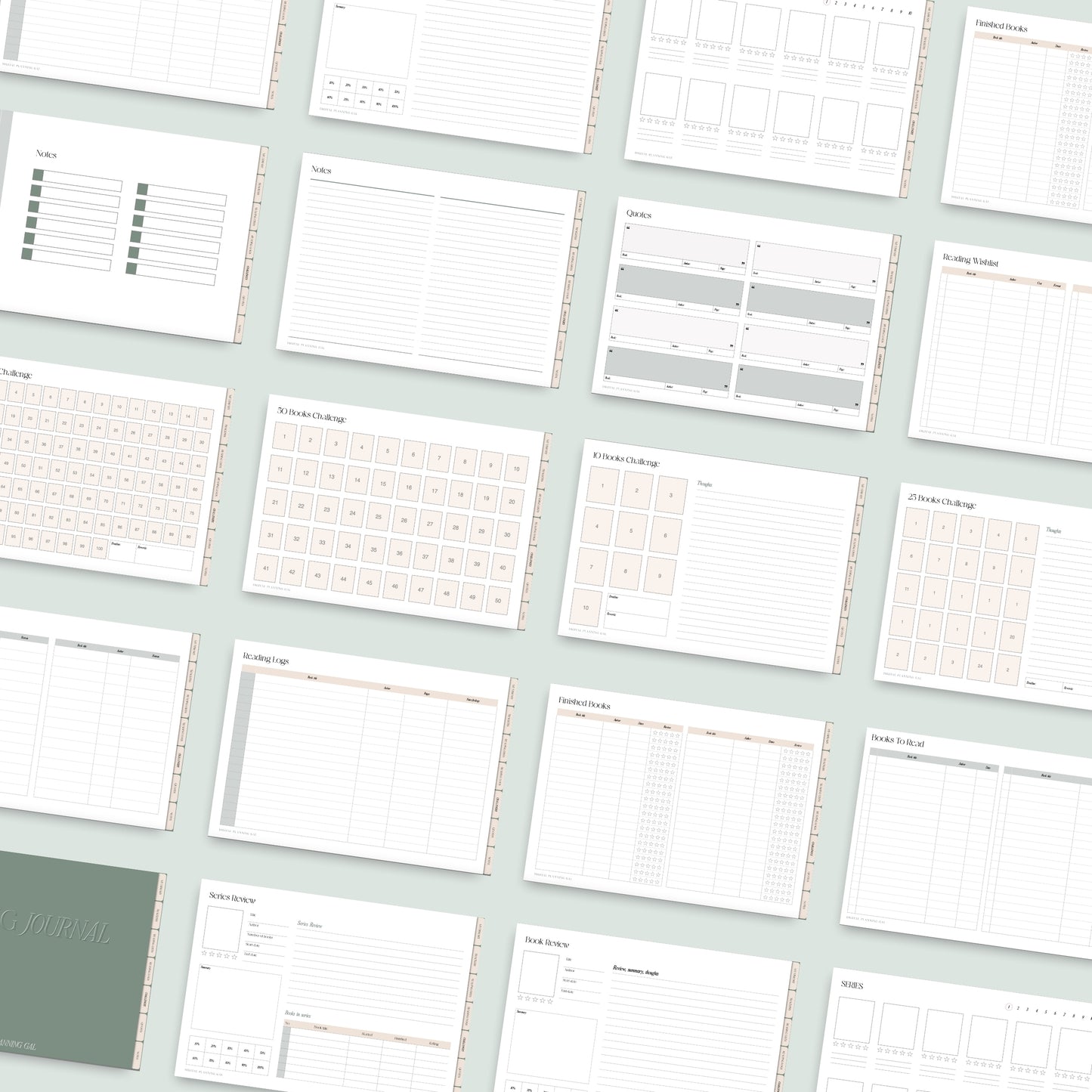Digital Reading Journal Hyperlinked