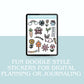 Spring Doodle Digital Planner Stickers, Goodnotes Digital Planner Stickers, Spring Digital Stickers