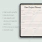 Project Planner Insert Template