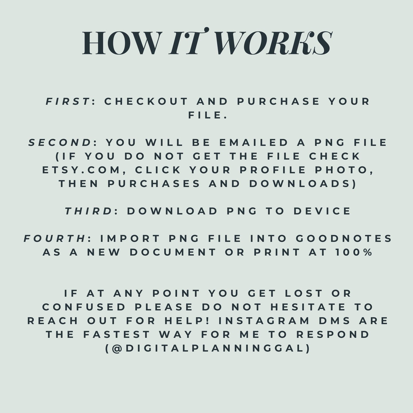 Project Planner Insert Template