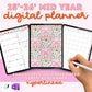 2025-2026 Digital Planner for iPad and GoodNotes, Hyperlinked Coquette Academic Planner, Weekly and Monthly Digital Planner