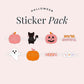 Halloween Doodle Digital Stickers for Goodnotes and Planners, Halloween Aesthetic Planner Digital Stickers, Goodnotes Halloween