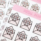 Sticker Happy Mail Icon Doodle Stickers, Sticker Mail Icon Stickers, Doodle Planner Stickers, Doodle Happy Mail Planner Stickers