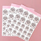 Sticker Happy Mail Icon Doodle Stickers, Sticker Mail Icon Stickers, Doodle Planner Stickers, Doodle Happy Mail Planner Stickers