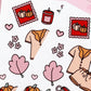Fall Doodle Hand Drawn Sticker Sheet, Fall Journal Stickers, Fall Junk Journal Stickers, Autumn Doodle Stickers, Stickers for Fall