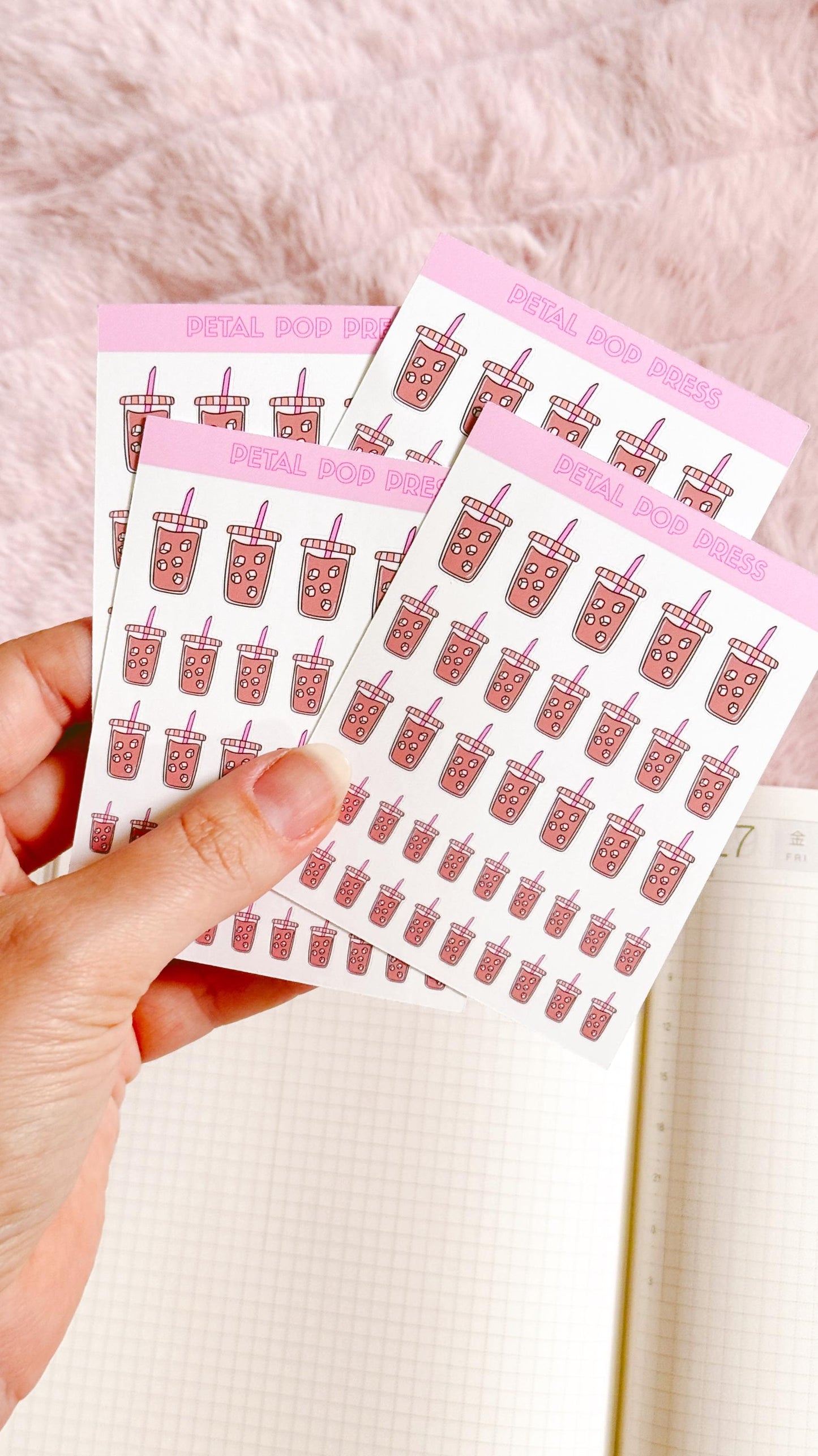 Iced Codfee Icon Doodle Stickers, Coffee Icon Stickers, Kawaii Coffee Planner Stickers, Doodle Iced Coffee Planner Stickers, Coffee Stickers