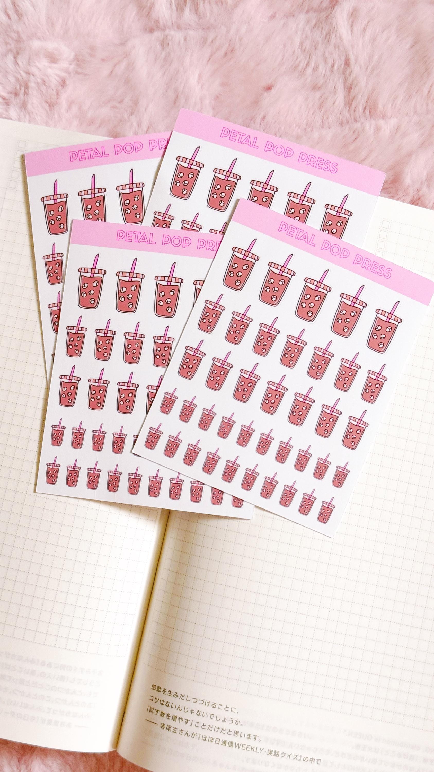 Iced Codfee Icon Doodle Stickers, Coffee Icon Stickers, Kawaii Coffee Planner Stickers, Doodle Iced Coffee Planner Stickers, Coffee Stickers