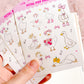 Cute Geese Decorative Sticker Sheet, Goose Junk Journaling Stixkers, Decorative Planner Stickers, Journalinf Stickers