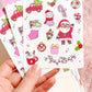 Doodle Christmas Decorative Sticker Sheet, Christmas Junk Journaling Stickers, Decorative Planner Stickers, Holiday Journaling Stickers