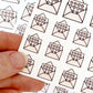 Sticker Happy Mail Icon Doodle Stickers, Sticker Mail Icon Stickers, Doodle Planner Stickers, Doodle Happy Mail Planner Stickers
