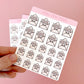 Sticker Happy Mail Icon Doodle Stickers, Sticker Mail Icon Stickers, Doodle Planner Stickers, Doodle Happy Mail Planner Stickers