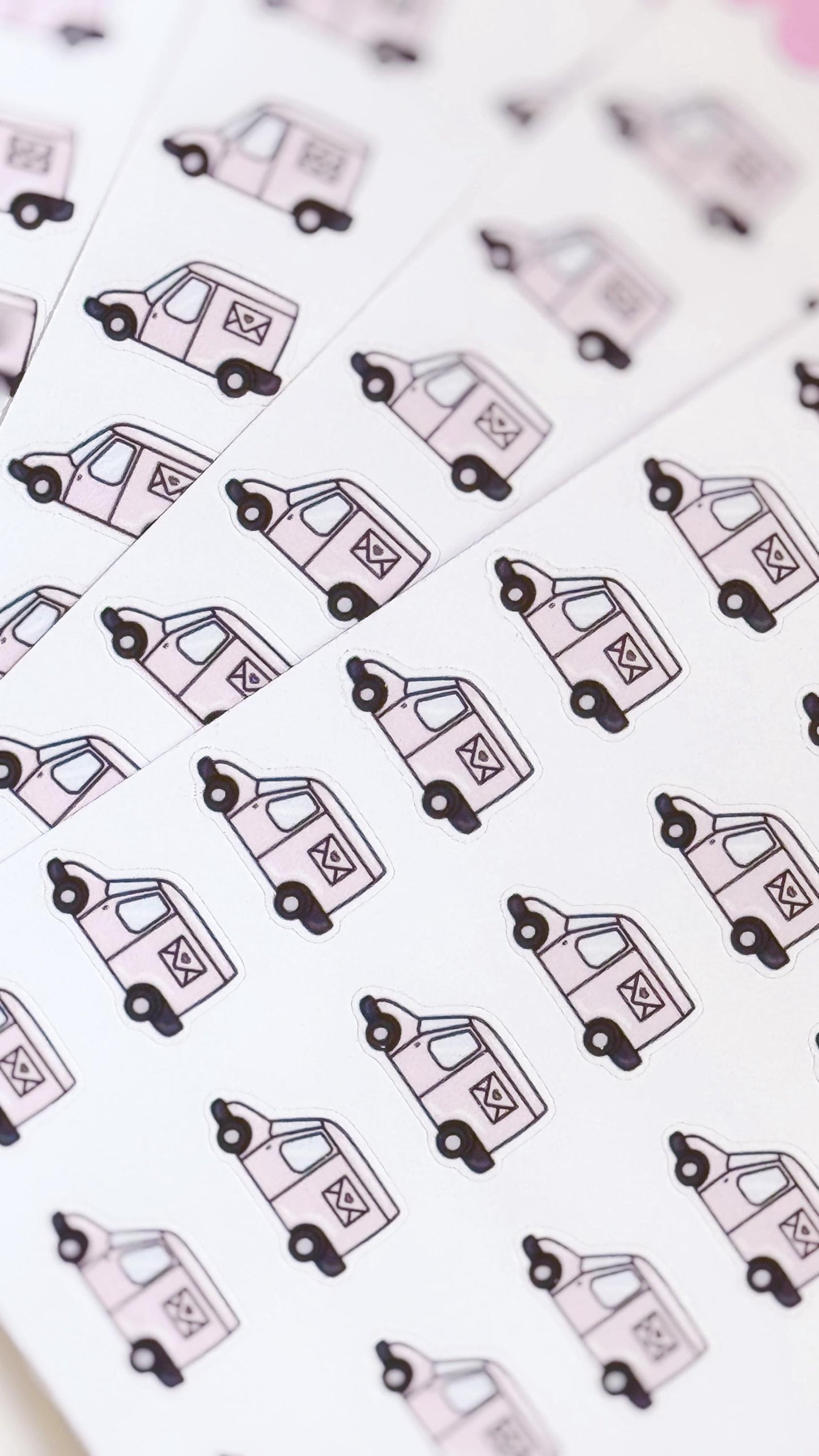 Mail Truck Icon Doodle Stickers, Mail Icon Stickers, Doodle Planner Stickers, Doodle Happy Mail Planner Stickers, Mail Stickers