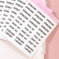 Daycare Script Stickers for Planners, Planner Script Stickers, Script Daycare Stickers, Parenting Planner Stickers, Mom Planner Stickers