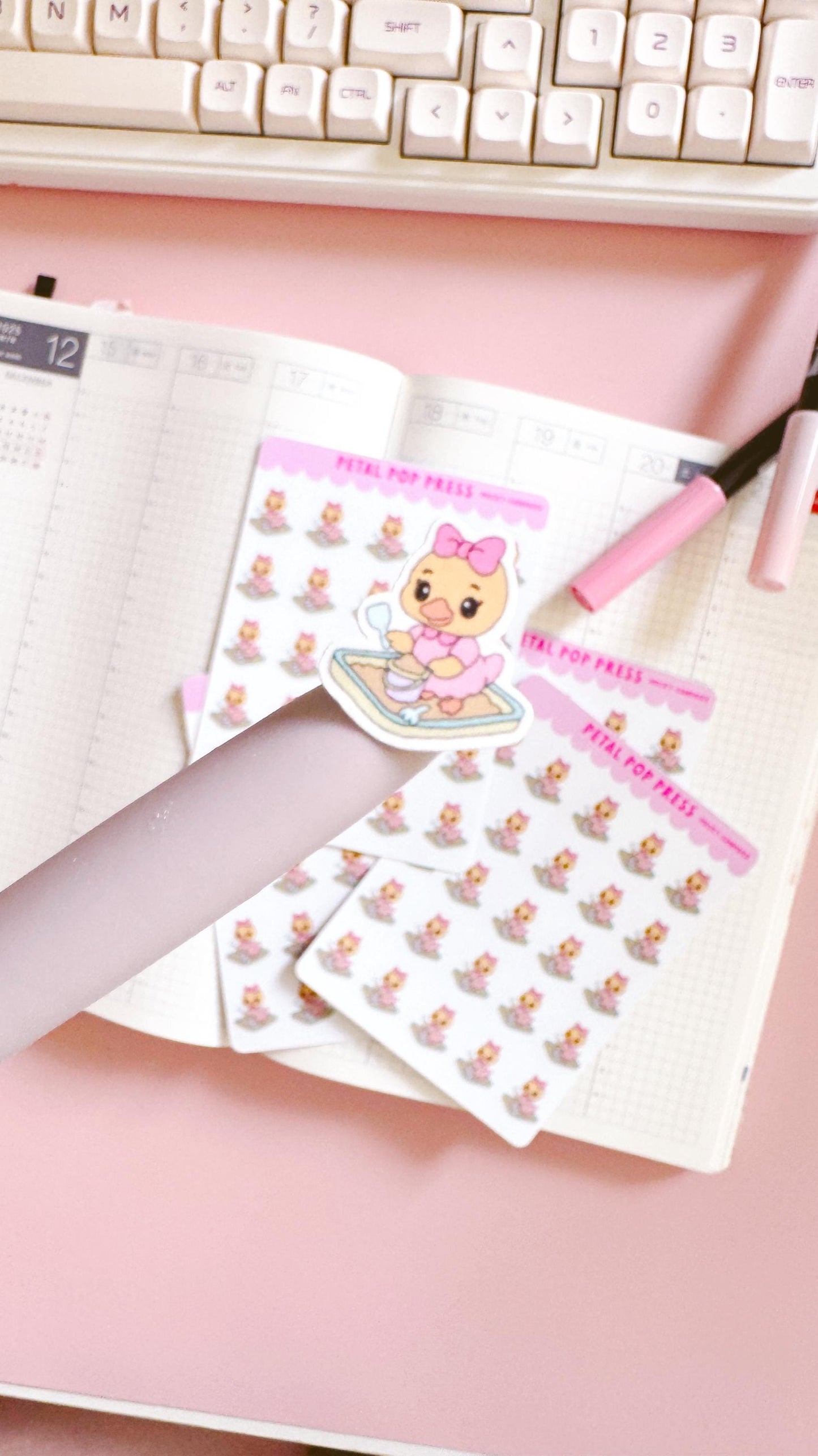 Sandbox Icon Doodle Stickers, Duck Icon Stickers, Kawaii Character Planner Stickers, Doodle Playground Planner Stickers, Mom Stickers