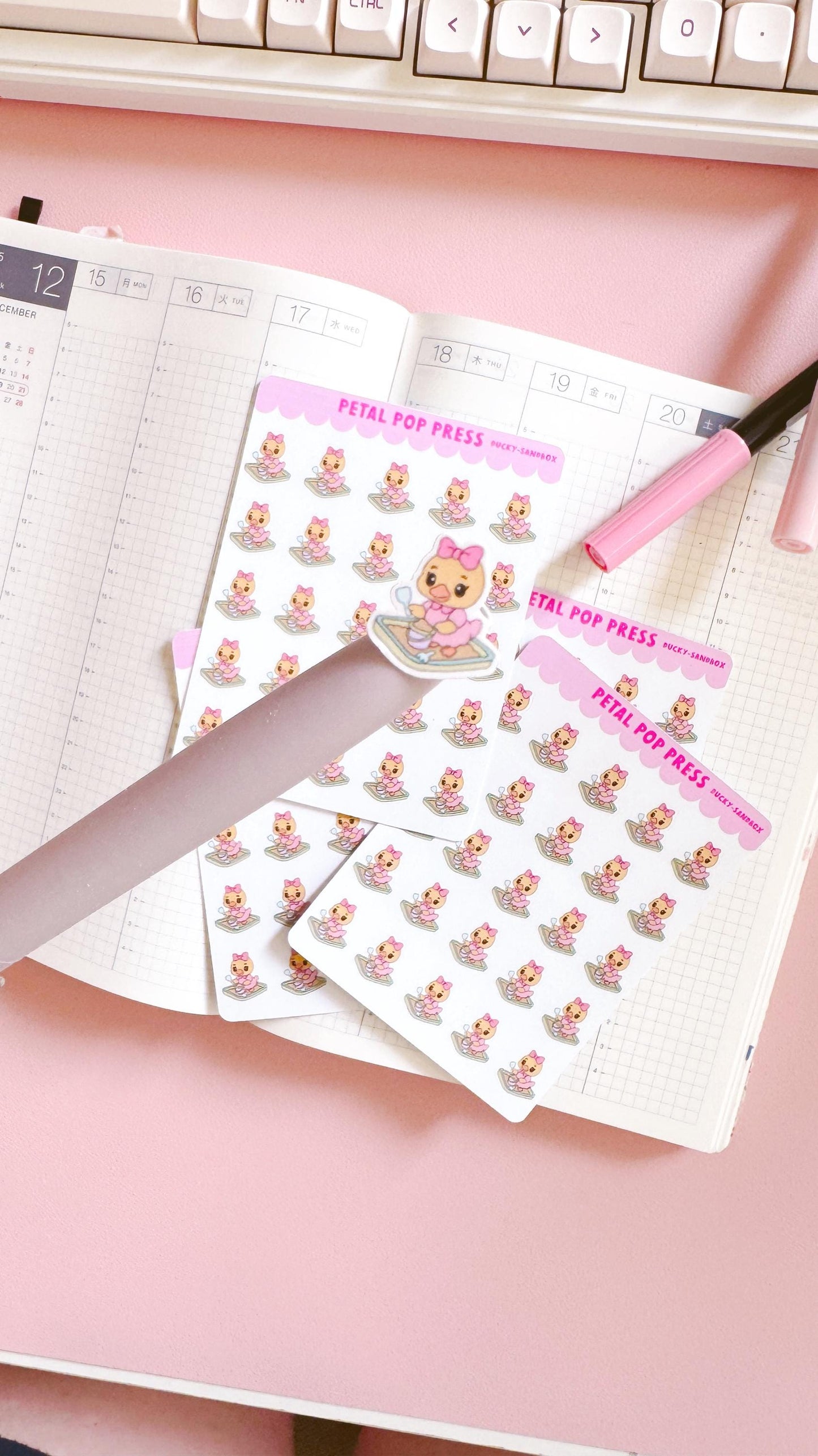 Sandbox Icon Doodle Stickers, Duck Icon Stickers, Kawaii Character Planner Stickers, Doodle Playground Planner Stickers, Mom Stickers