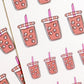 Iced Codfee Icon Doodle Stickers, Coffee Icon Stickers, Kawaii Coffee Planner Stickers, Doodle Iced Coffee Planner Stickers, Coffee Stickers