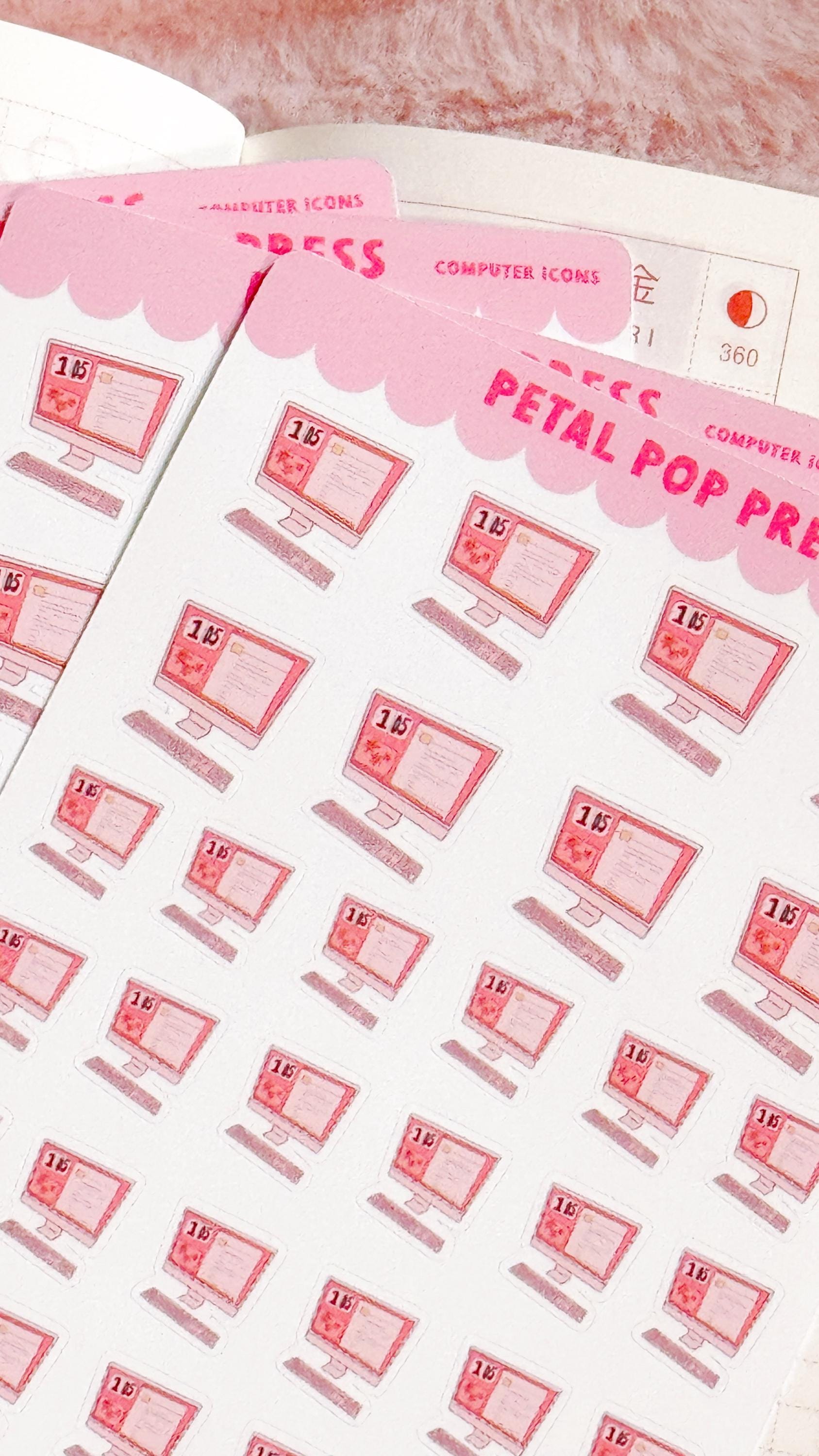 Computer Icon Doodle Stickers, Work Icon Stickers, Doodle Planner Stickers, Doodle Computer Work Planner Stickers, Work Stickers