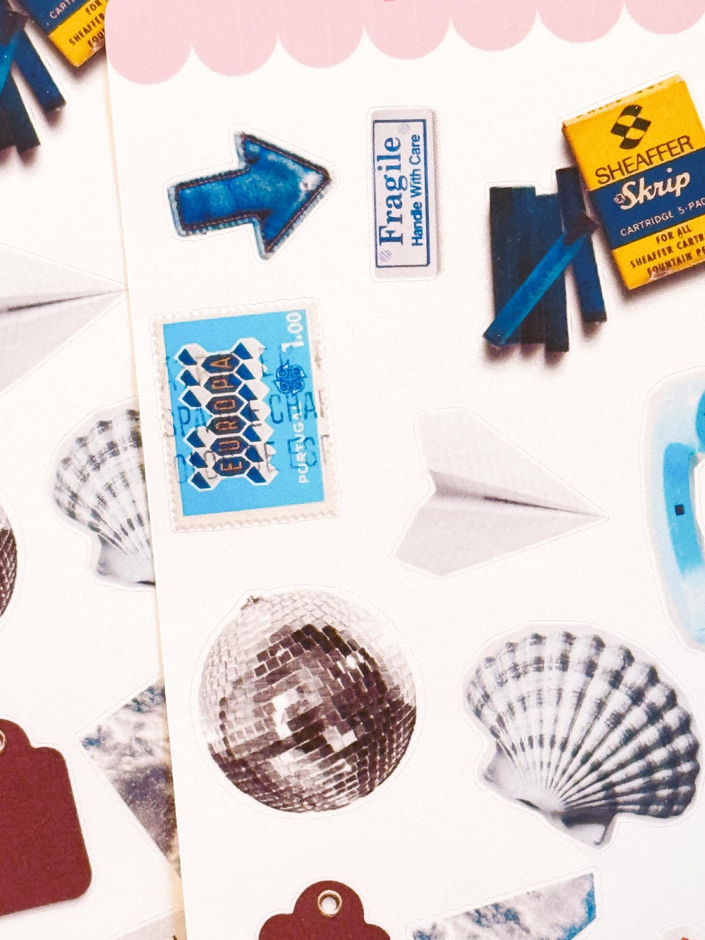 Junk Journaling Ephemera Stickers, Junk Journal Stickers, Stickers for Junk Journal Spreads, Realistic Junk Journal Stickers