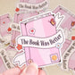 Bookish Girlie Sticker, Reading Bookish Girl Sticker, Retro Bookish Stickers, Book Lover Gift, The Book Was Better Sticker