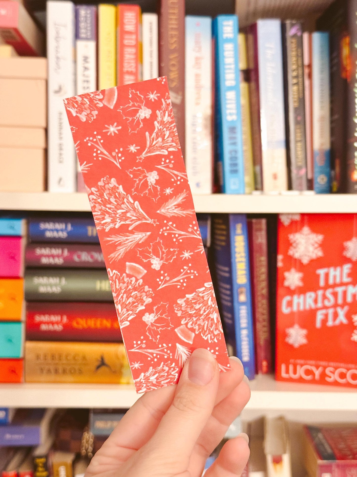 Christmas Bookish Bookmark, Holiday Christmas Double Sided Bookmark, Holiday Book Exchange, Christmas Book Theme Gift Ideas