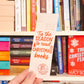 Christmas Bookish Bookmark, Holiday Christmas Double Sided Bookmark, Holiday Book Exchange, Christmas Book Theme Gift Ideas