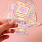 2000s Y2K Aesthetic Die Cut Sticker, Retro Y2K Sticker, Bring Back the 2000s Sticker, 2000s Aesthetic Sticker