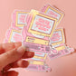 2000s Y2K Aesthetic Die Cut Sticker, Retro Y2K Sticker, Bring Back the 2000s Sticker, 2000s Aesthetic Sticker