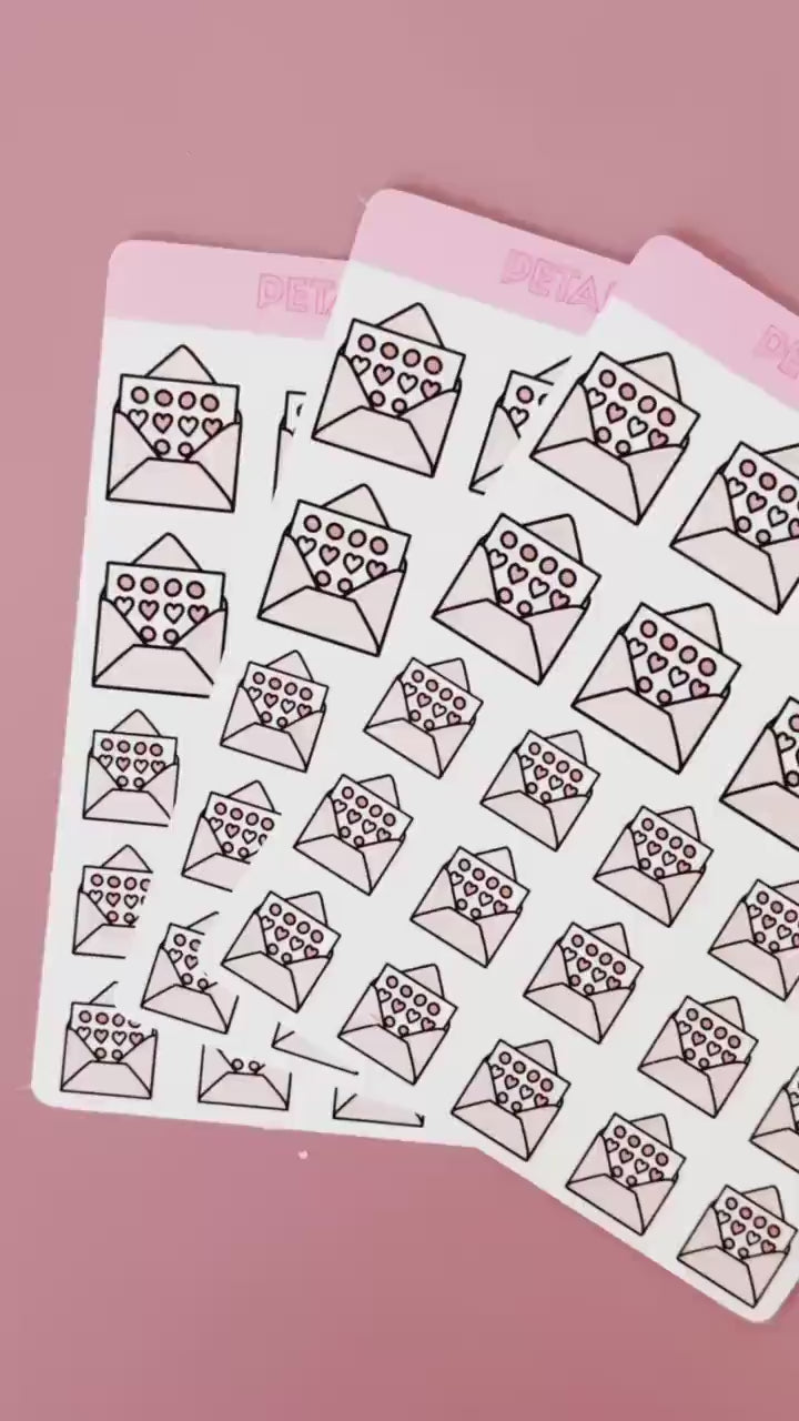 Sticker Happy Mail Icon Doodle Stickers, Sticker Mail Icon Stickers, Doodle Planner Stickers, Doodle Happy Mail Planner Stickers